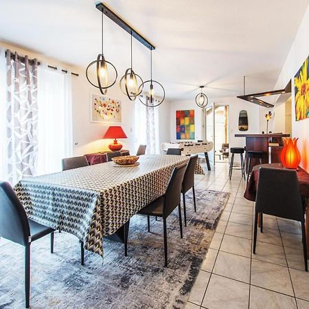 La Coquette ! Maison Au Coeur De La Bresse Avec Veranda Barbecue Garage Baby-Foot Et Barre De Son Kültér fotó