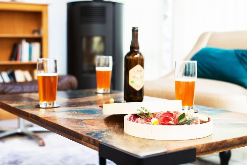 La Coquette ! Maison Au Coeur De La Bresse Avec Veranda Barbecue Garage Baby-Foot Et Barre De Son Kültér fotó