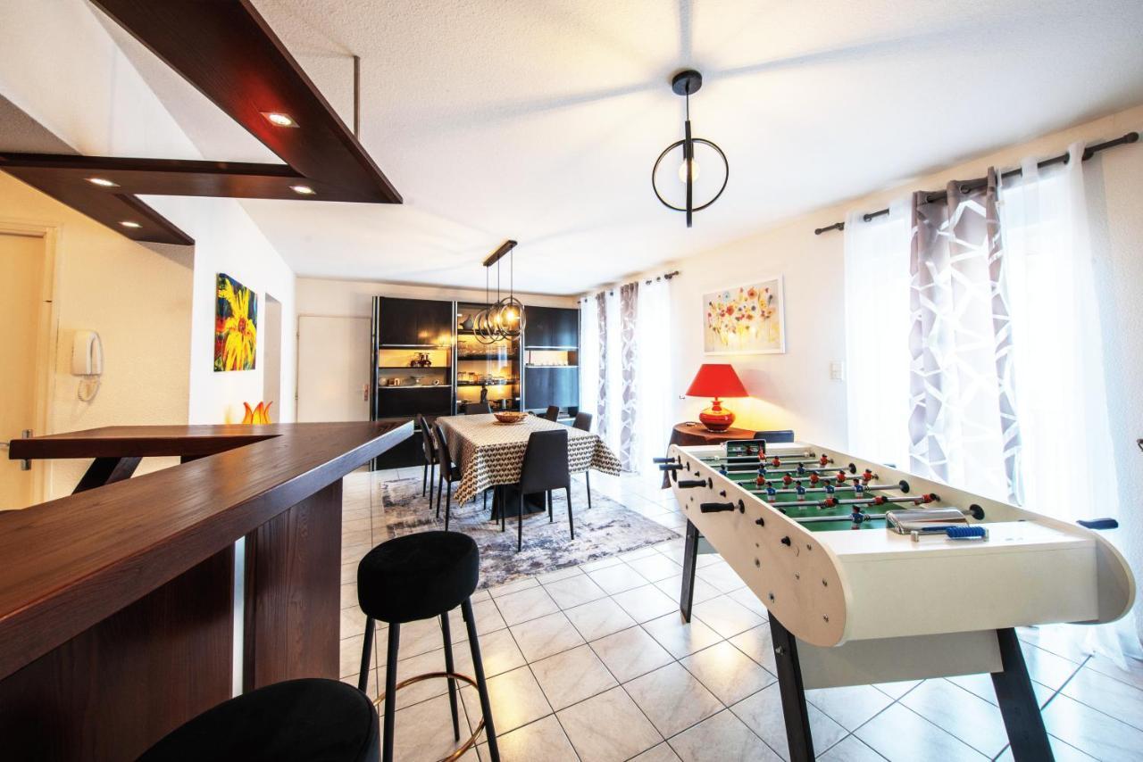 La Coquette ! Maison Au Coeur De La Bresse Avec Veranda Barbecue Garage Baby-Foot Et Barre De Son Kültér fotó